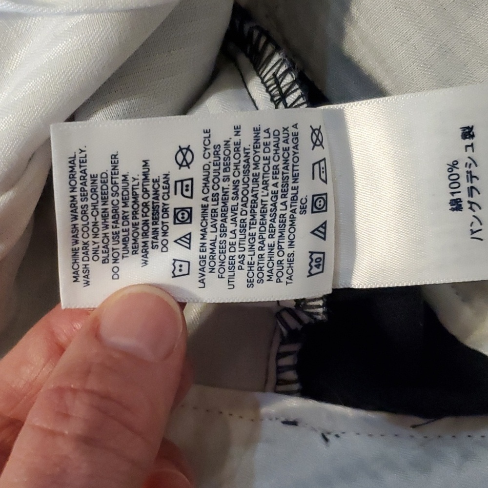 Lands End Men's Traditional Fit Plain Front Chino Pants Navy Size 36 x 28 - Picture 7 of 13